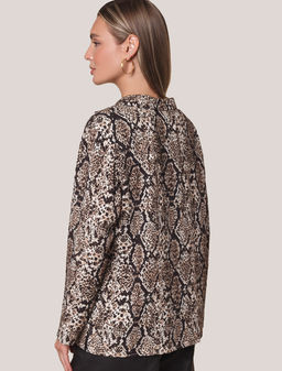 Блузка из вискозы с принтом VILATTE