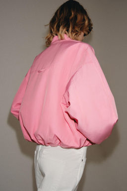 CHAQUETA BOMBER ZW COLLECTION / Rosa - Zara фото 3