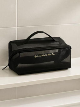 Косметичка - органайзер Netting black, 23*13,5*7 см