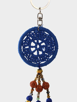 Брелок «Ловец снов», 19 см, синий