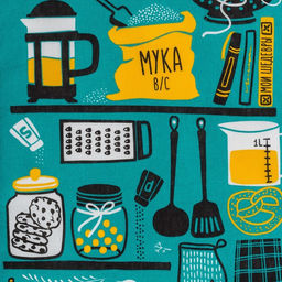 Цена за 5 шт. Полотенце кухонное Счастье есть, 35х60 см - Доляна фото 3