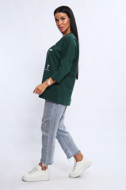 Свитшот 375702 оверсайз трикотажный