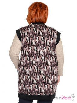 Жилет Модель №1382 размеры 44-84 - Plusmoda фото 14