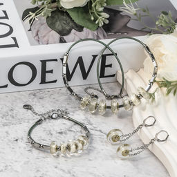 Серьги из муранского стекла LEMON GOLD LS3540 - Vloes фото 5