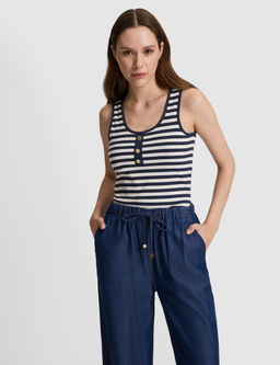 Lacivert Slim Fit _rme Bluz