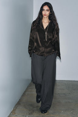 ZW COLLECTION SILK PYJAMA SHIRT