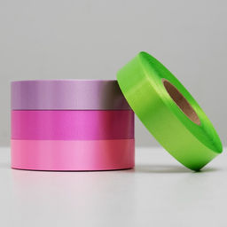 Цена за 4 шт. Лента для декора и подарков, 2 см х 45 м, МИКС