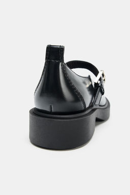 PLATFORM BUCKLE MARY JANE SHOES - Zara фото 7
