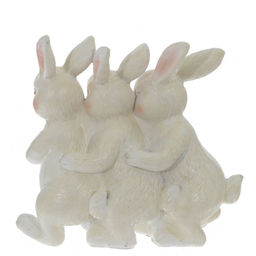 Фигурка декоративная "Зайцы", L12,5 W5 H11,5 см