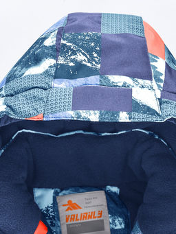 Горнолыжный костюм для мальчика темно-синего цвета 9327TS - Valianly фото 22