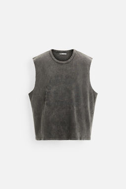 CONTRAST PRINT KNIT T-SHIRT - Zara фото 7