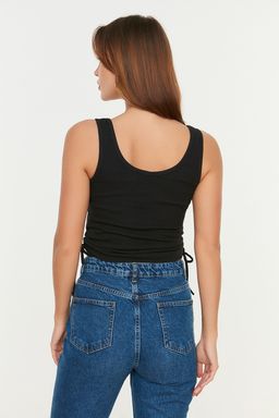 TRENDYOLMILLA Haki-Bej 2li Paket Buzgu Detayl? Havuz Yaka Fitilli Esnek Orme Atlet TWOSS21AL0195 фото 14