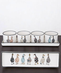 НАБОР СОУСНИКОВ НА ПОДСТАВКЕ LEFARD FAMILY FARM 5 ПР. 25 * 7 * 5 СМ  фото 11