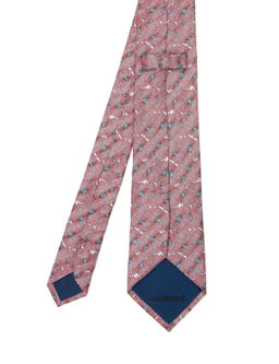 Темно-красный шелковый галстук - Cacharel фото 5