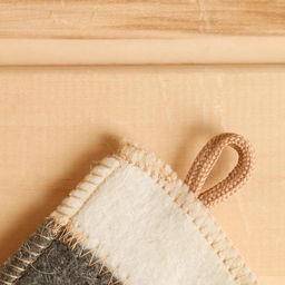 Рукавица для бани Волна, белая - Simaland фото 3