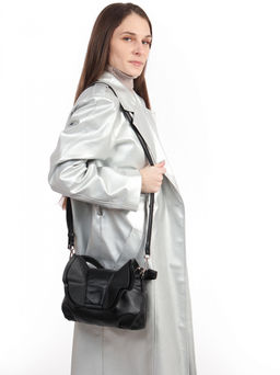 LACCOMA сумка Эльза-Y2005-черный эко кожа хлопок  фото 8