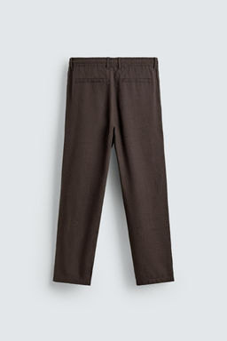 PANTAL?N RELAXED FIT ALGOD?N - LINO / Crudo - Zara фото 8