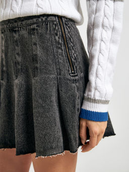 10200560020 Юбка джинсовая жен. Lazio темно-серый