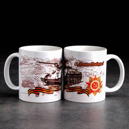 Кружка сублимация С Днем Победы 9 мая, c нанесением