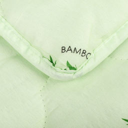 Одеяло всесезонное Адамас Бамбук, размер 172х205 5 см, 300гр/м2, чехол п/э  фото 3