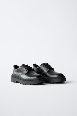 TRACK SOLE DERBY SHOES - Zara фото 3