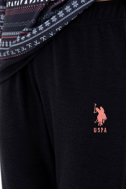 Женский темно-синий пижамный комплект Неожиданная скидка в корзине - U.s. polo assn фото 7