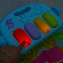 Развивающий коврик Лев, с пианино, голубой - Simaland фото 8