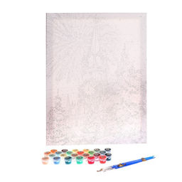 Картина по номерам на новый год на холсте с подрамником «Фейерверк», 40×30 см