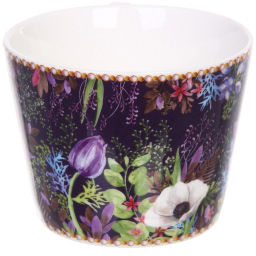 Чайный набор 4 предмета "Цветочный сад" (2 кружи 230мл+2 блюдца)