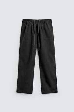 PANTAL?N CINTURA JOGGER RELAXED FIT / Negro