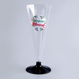 Набор бумажной посуды одноразовый "Девичник": 6 тарелок, 6 стаканов