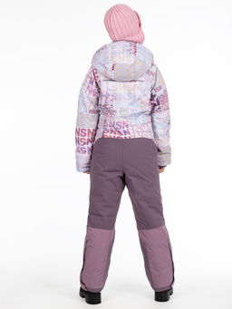 Комбинезон 8з2824 бежевый/орхидея - Nikastyle фото 2