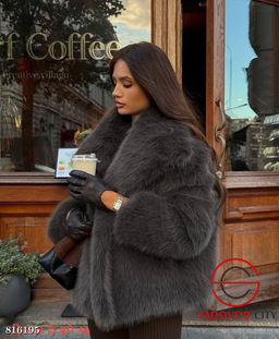 Шуба женская из искусственного меха - Bruno фото 2