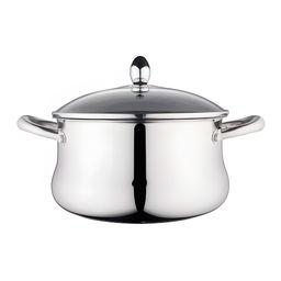 Кастрюля 4,4 л со стеклянной крышкой 22см. арт.ВС-2138