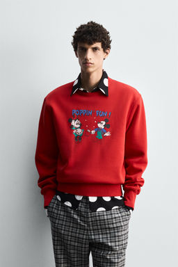 MINNIE + MICKEY SWEATSHIRT HARRY LAMBERT FOR ZARA X DISNEY  фото 2