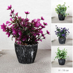 Цветочная композиция Зелень 19 см / 9090-15 /уп 12/72/ - Галеонтрейд фото 6