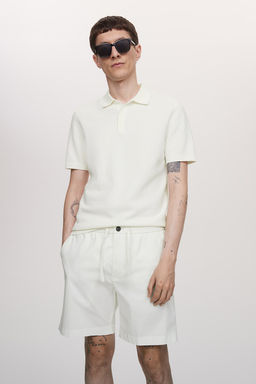 Polo en punto texturizado Slim Fit