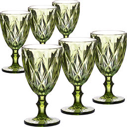 60428 Набор бокалов 340 мл 6 шт зеленый LR (х4) - Mayer&boch фото 2