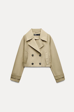 SHORT TRENCH-STYLE JACKET - Zara фото 17