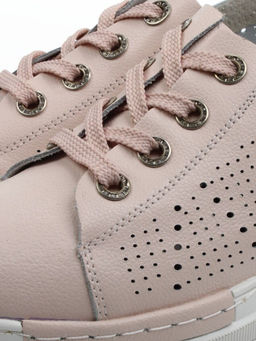 03-YB13-3 PINK Полуботинки летние женские (натуральная кожа)