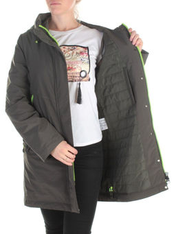 0829 KHAKI Куртка демисезонная женская RikA (150 гр.синтепона) - Фабричный китай фото 10