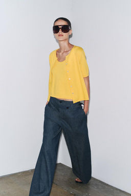 PLAIN KNIT CARDIGAN - Zara фото 2