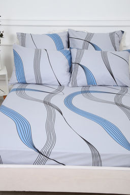 Простыня на резинке поплин Джаз