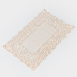 Набор салфеток ажурных для стола Доляна, 4 шт, 4630 см, ПВХ, цвет бежевый  фото 3