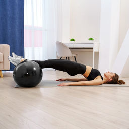 Фитбол «Гантель» ONLYTOP, 75×38×38 см, 900 г, цвет МИКС