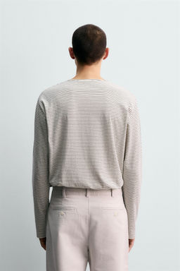 STRIPED JACQUARD T-SHIRT - Zara фото 3