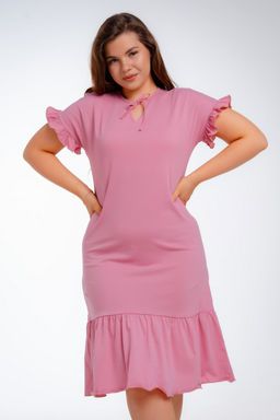 Платье женское из кулирки Чейси 2 перламутрово-розовый - Амадэль фото 7