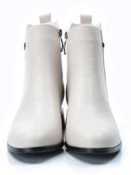 PCM358-2 BEIGE Ботинки демисезонные женские (натуральная кожа, байка) - Фабричный китай фото 6