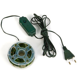 ULD-S5000-500/DGA MULTI IP20 DEW Гирлянда светодиодная "Роса", 50м. 500 светодиодов. Разноцветный свет. Провод зеленый. ТМ Uniel