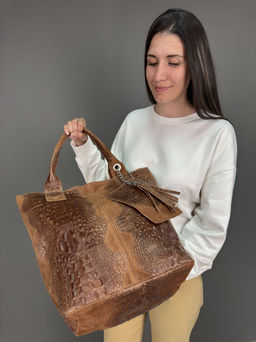 Сумка женская из телячьей кожи